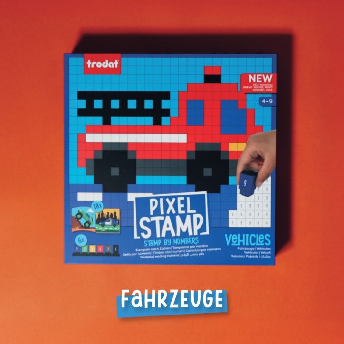 Pixel Stamp Fahrzeuge