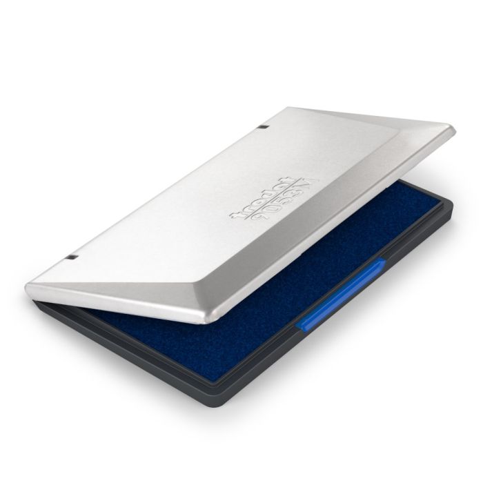 Trodat 9053M Metallstempelkissen groß mit blauer Stempelfarbe