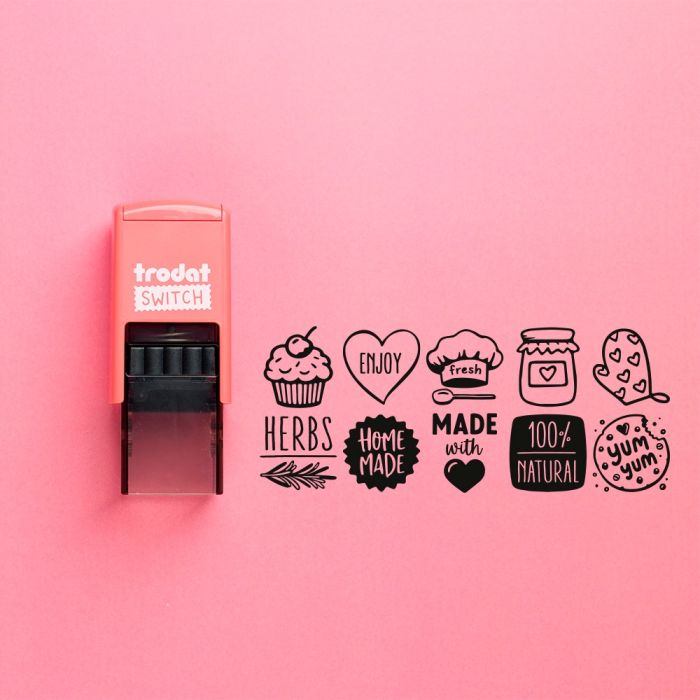 Trodat switch Selbstgemachtes Abdrucke