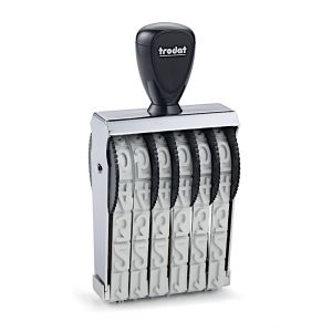 Trodat Classic 15186 Nummernstempel 6-stellig mit 18 mm Ziffernhöhe
