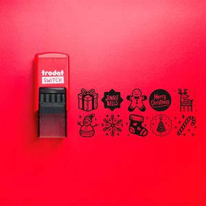 Trodat switch Weihnachten Abrucke