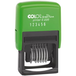 Colop Printer S 226 Green Line Zahlenstempel 6-stellig