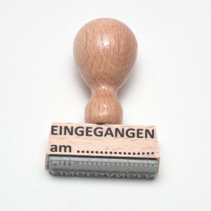 Stempel Eingegangen am …