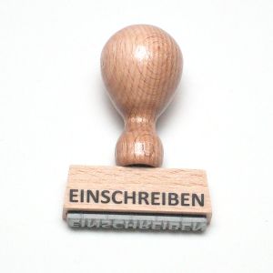 Stempel Einschreiben