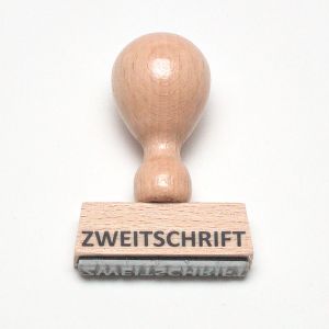 Stempel Zweitschrift