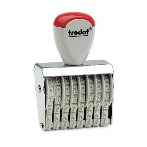 Trodat Classic 1538 Ziffernstempel mit 8 Stellen und 3 mm Ziffernhöhe