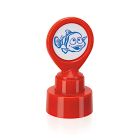 Orangener Fisch als Motivationsstempel 