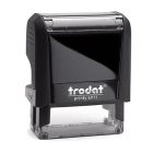 Textilstempel Trodat Printy 4911 schwarz für Text und Logo