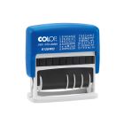 Colop Mini Info-Dater S 120/WD Wortbandstempel mit Datum und 12 Texten