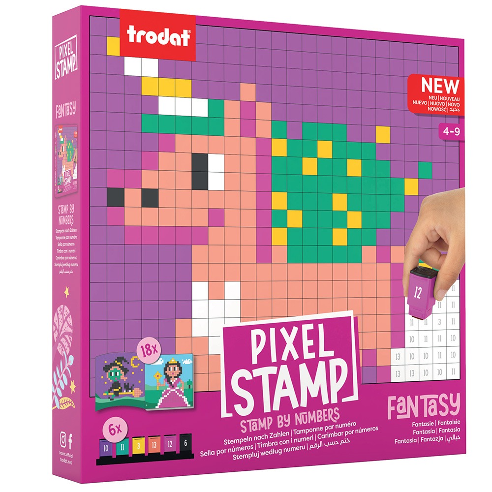 Pixel Stamp Fabelwesen von Stempel-WOLF