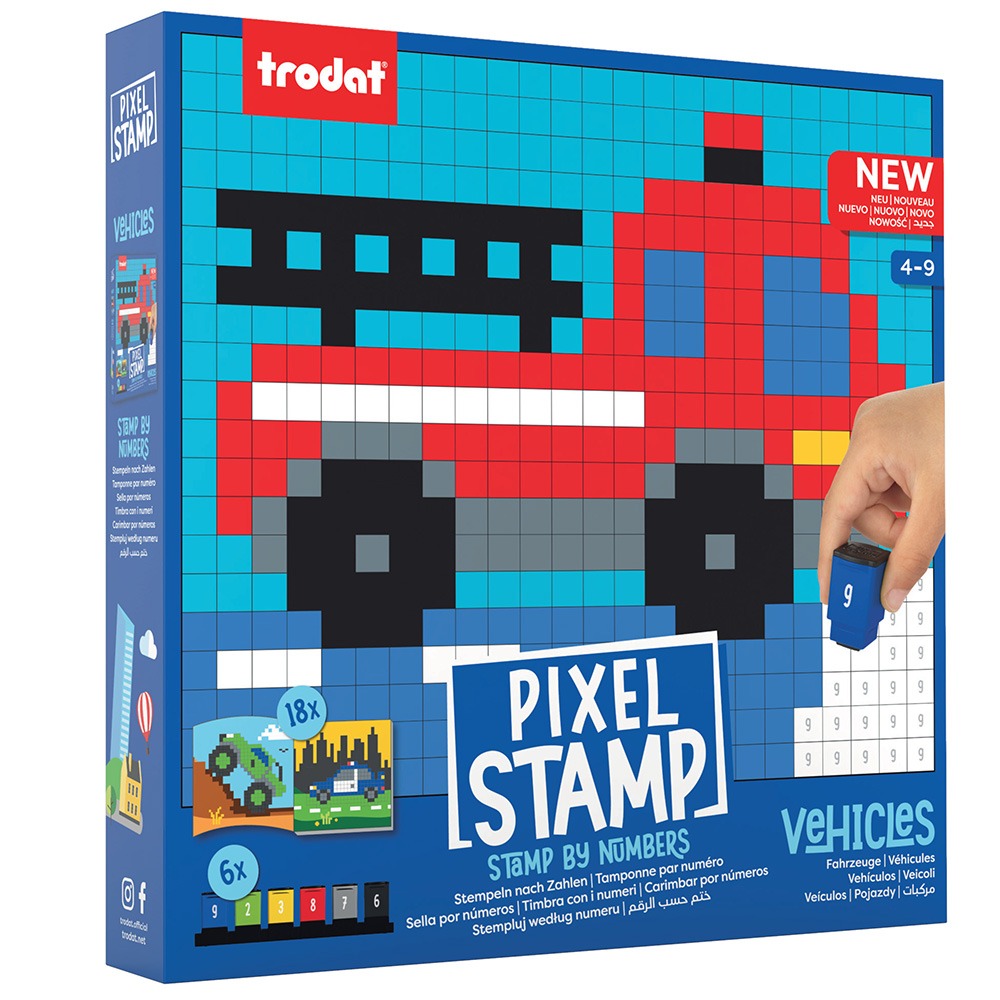 Pixel Stamp Fabelwesen von Stempel-WOLF