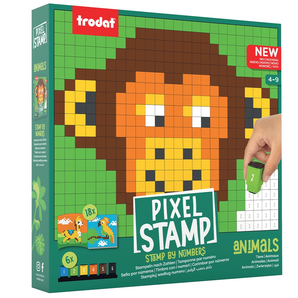 Pixel Stamp Fabelwesen von Stempel-WOLF